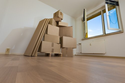Commercial moving team planning a Bayswater business relocation