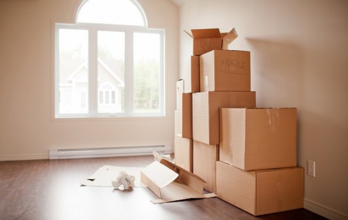 Van packed for a cubic-yard based house move in Bayswater