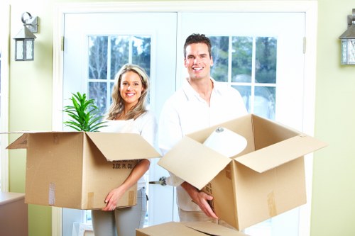 Professional Bayswater movers packing household items securely