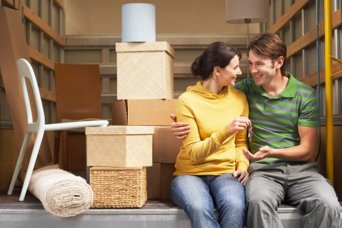 Office relocation service in Bayswater with desks and equipment