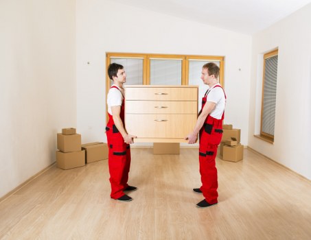Professional removal truck hire vehicle ready for transport